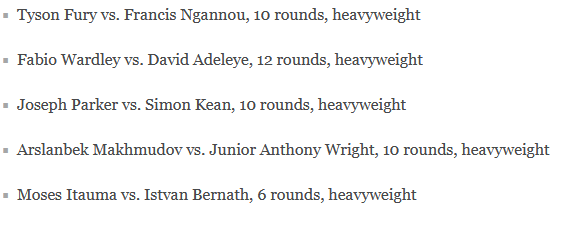 دانلود مبارزه بوکس : Tyson Fury vs. Francis Ngannou-مبارزه ی اصلی قرار گرفت.