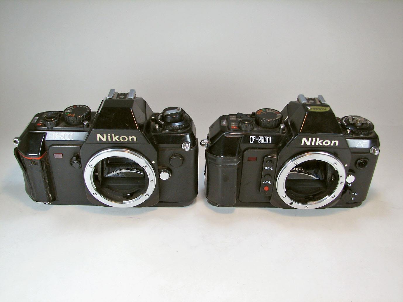 2 بدنه دوربین Nikon نیکون F-501 و F-301