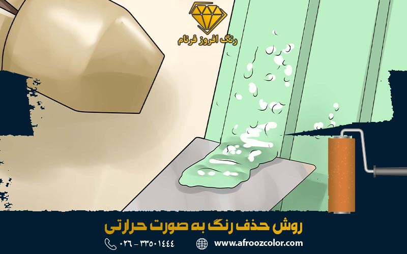 حذف رنگ به صورت حرارتی