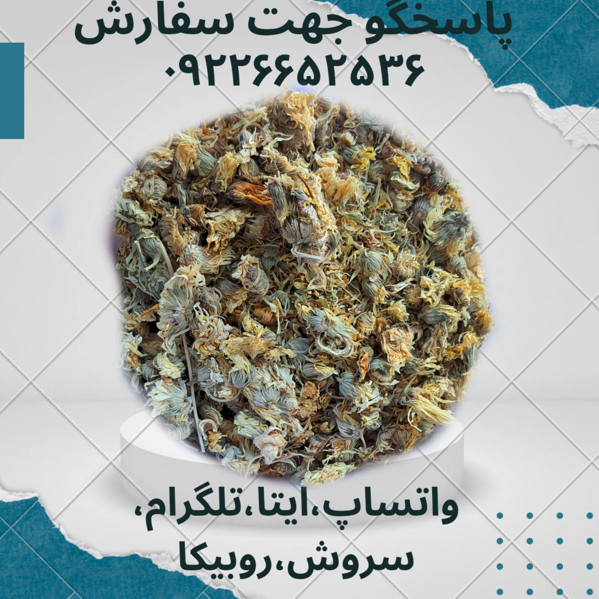 گل همیشه بهار 100 گرمی