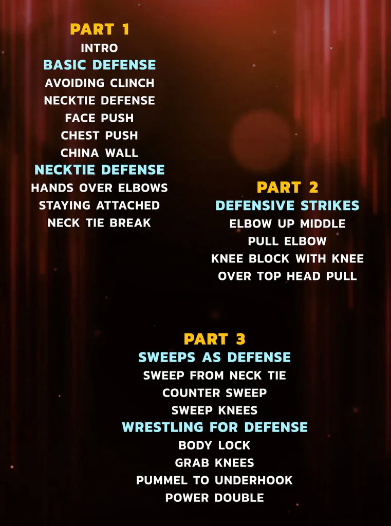 بسته ی آموزشی ام ام ای : Immortal Clinch Defense by Matt Brown