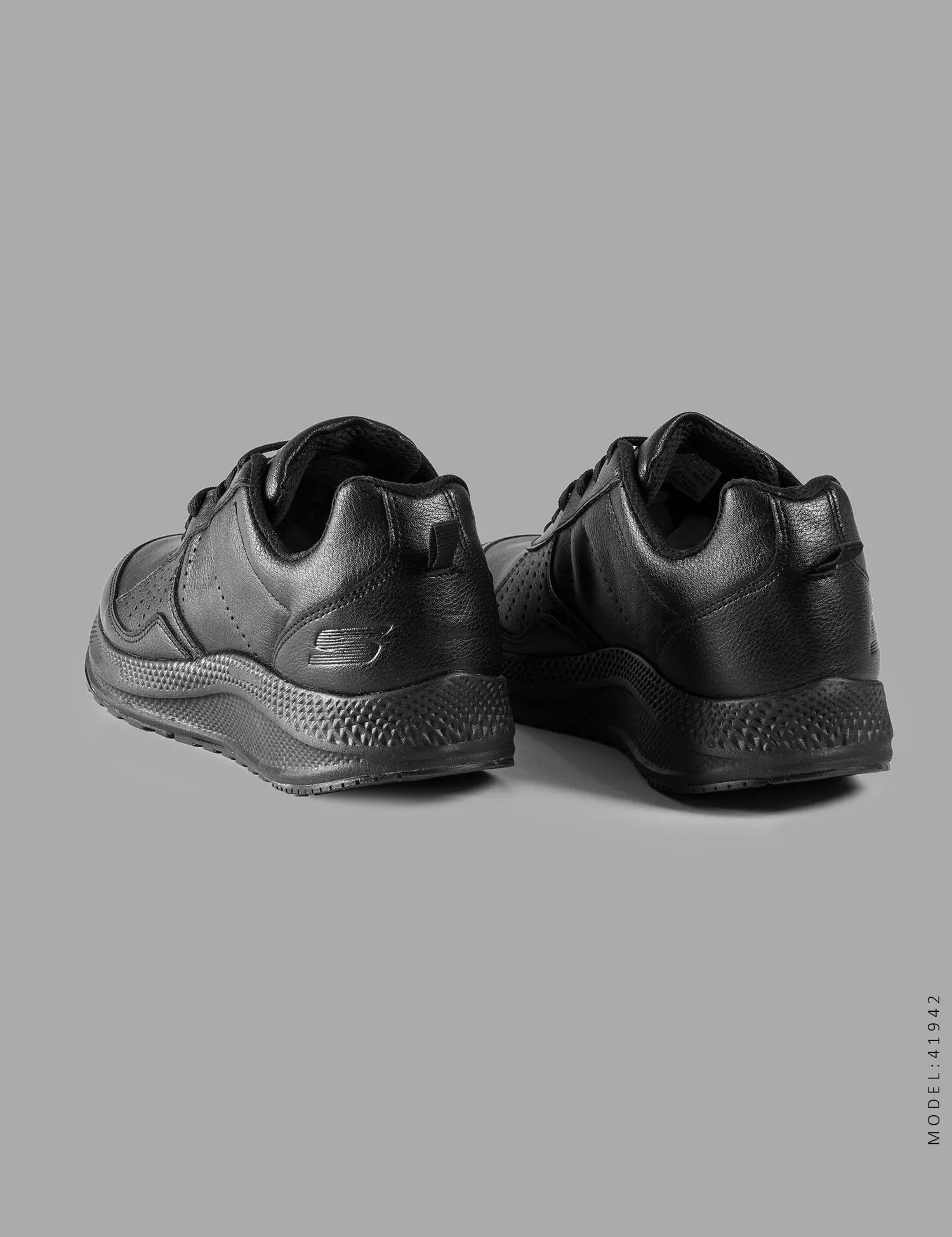 کفش روزمره مردانه Skechers چرم مصنوعی مشکی مدل ۴۱۹۴۲