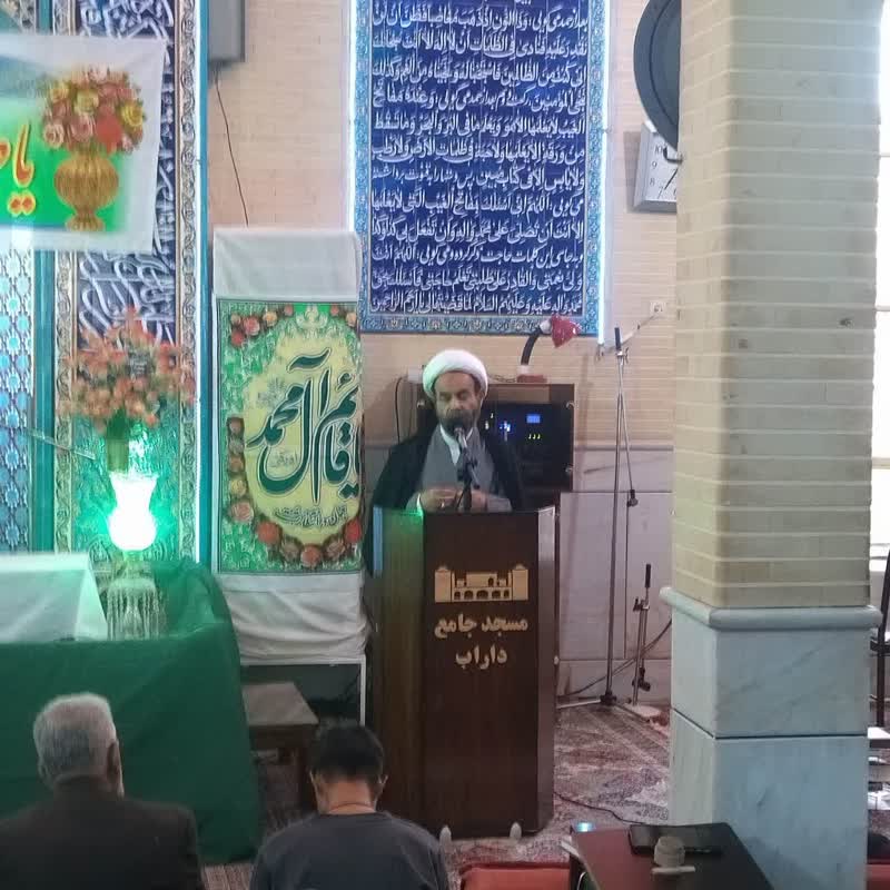 گزارش تصویری دیدار حضرت آیت‌اللّٰه دکتر علی اکبر کلانتری با مردم و روحانیون شهر ولایت مدار دار