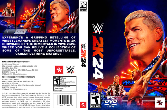 WWE 2K24 Cover