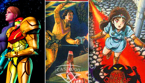 اولین شخصیت های زن در ویدئو گیم