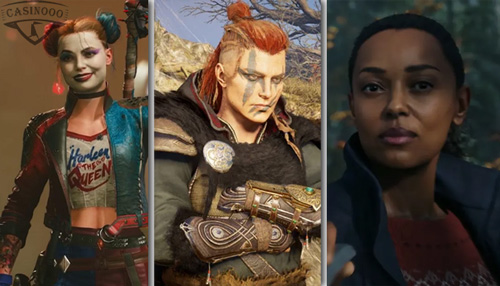 کاراکتر های زنانه گیم