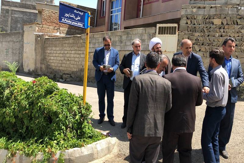 کوچه استاد علی پاشاپور / نامگذاری محل زندگی شاعر